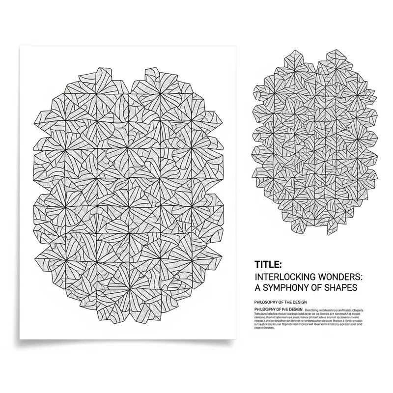 Creative Handmade Tessellation Design | Aesthetic & Complex Patterns
