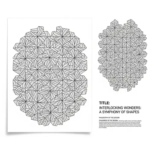 Intricately Designed Hand-Drawn Tessellation | Aesthetic & Complex Patterns