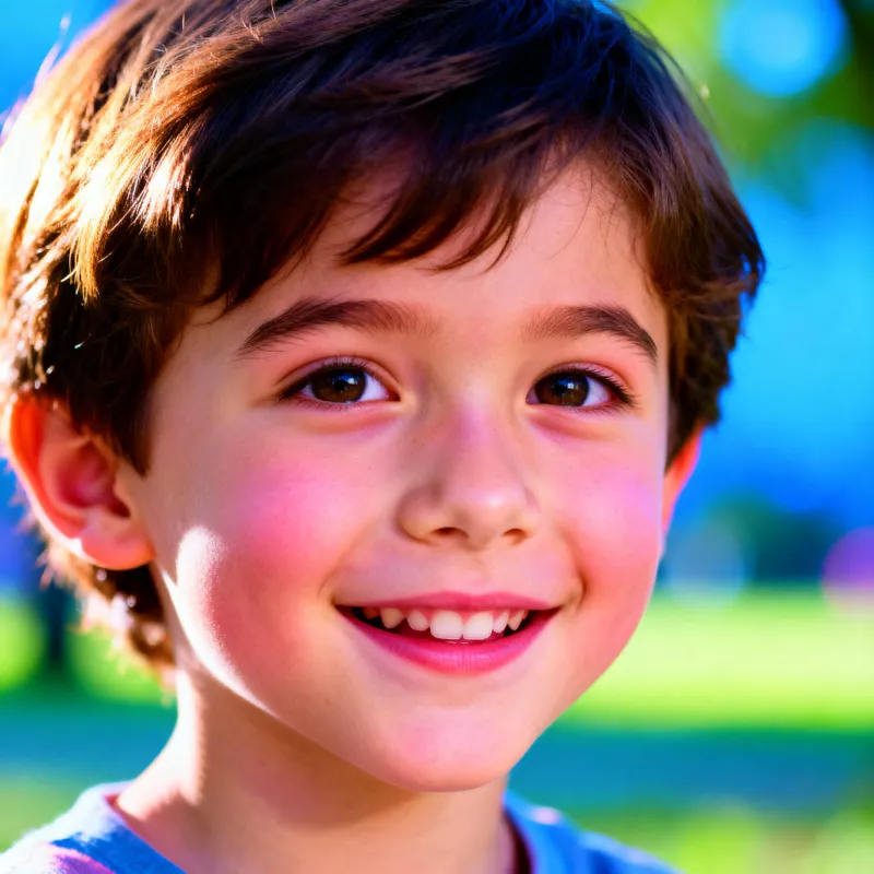 Vibrant Child Actor Headshot Photography