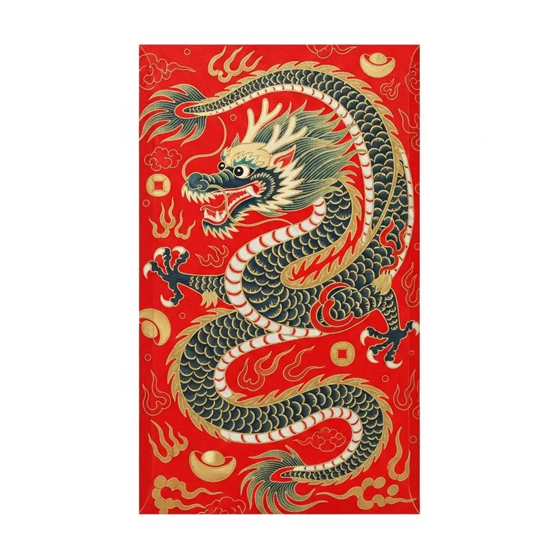 Chinese Dragon Year Red Envelope - Festive Lunar New Year