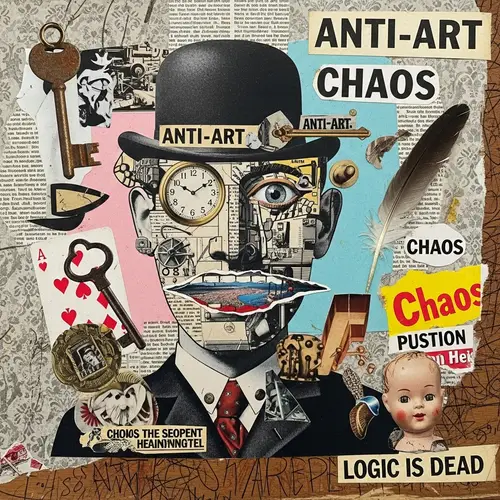 Dadaist Art: Creative Image Reflecting the 1916 Avant-Garde Movement