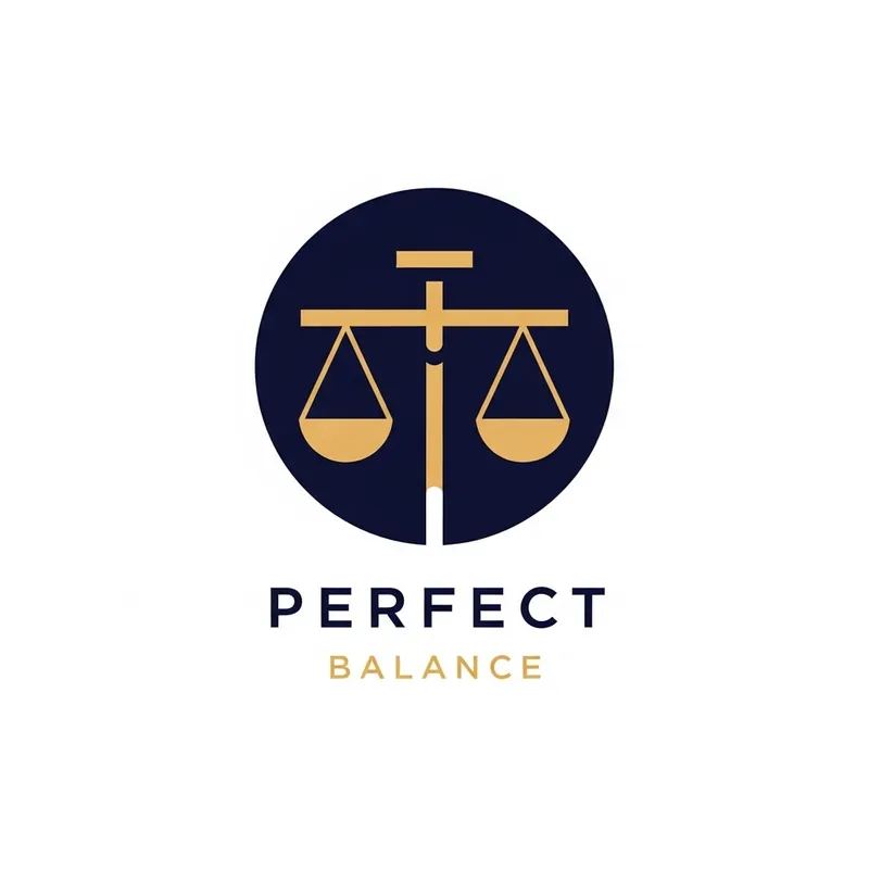 Perfect Balance Logo: Modern & Professional Design