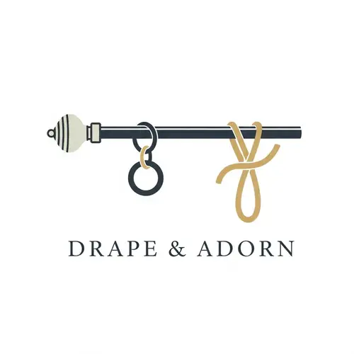 Elegant Curtain Accessories Logo | Home Decor Theme