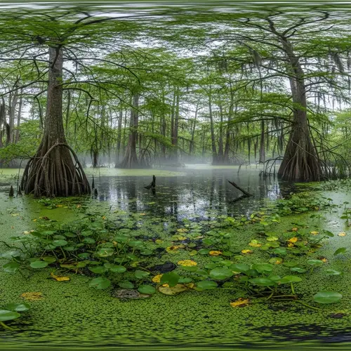 Mysterious Swamp: 360-Degree Enchantment