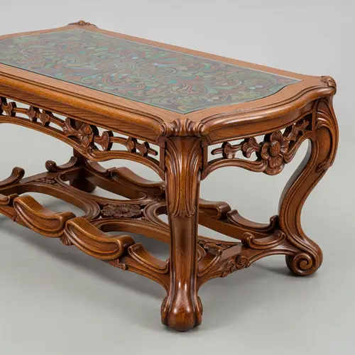 Art Nouveau Coffee Table - Elegant Design