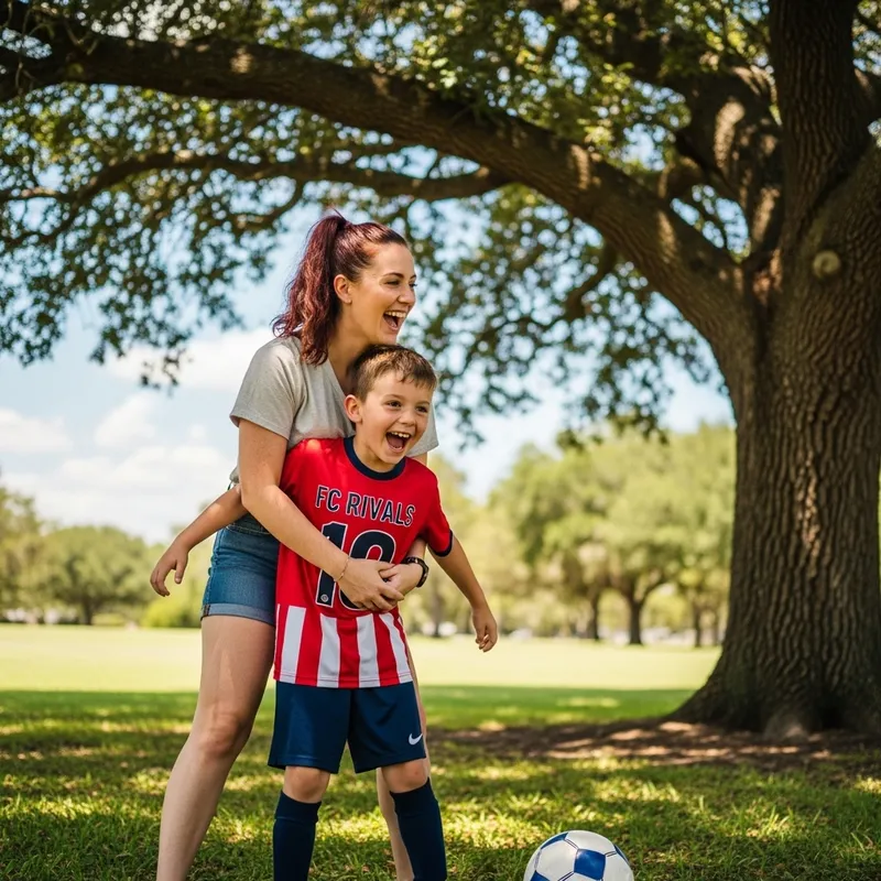 Fun Moments: Hot Girl with Brother in the Park