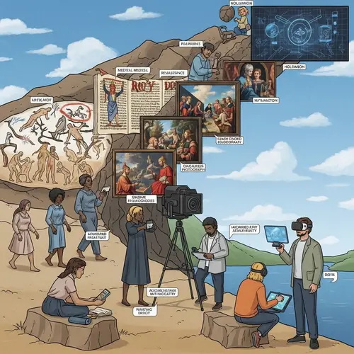 Evolution of Visual Technologies: From Cave Paintings to Virtual Reality