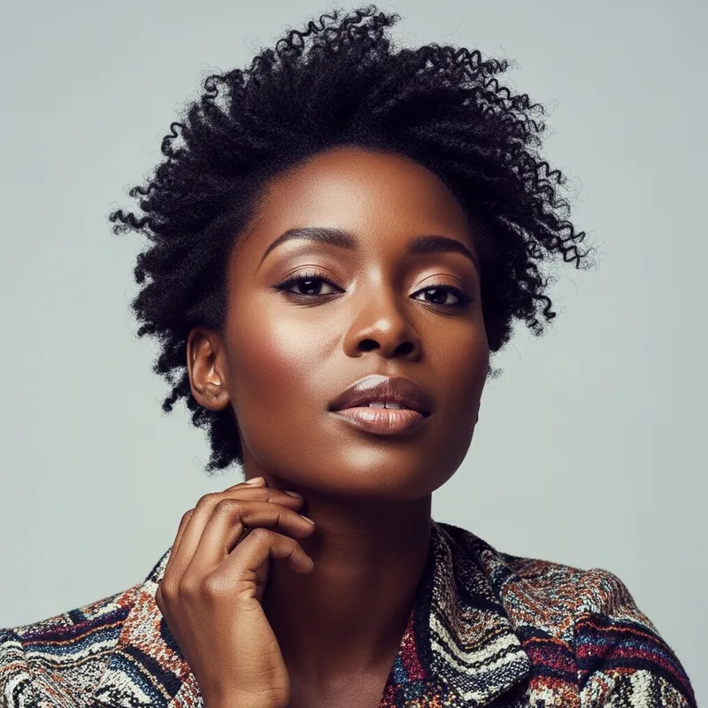 Elegant Black Woman - Stunning Grace and Beauty