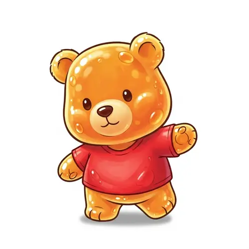 Russian Jelly Bear Character - Friendly and Approachable