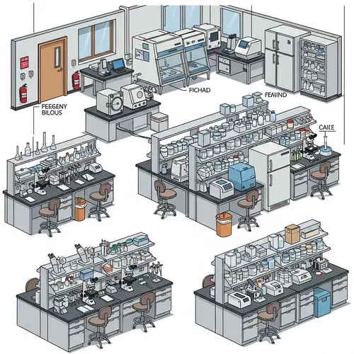 Molecular Biology Laboratory Floor Plan
