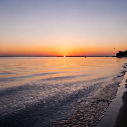 Stunning Sunset in a Tranquil Bay Animation