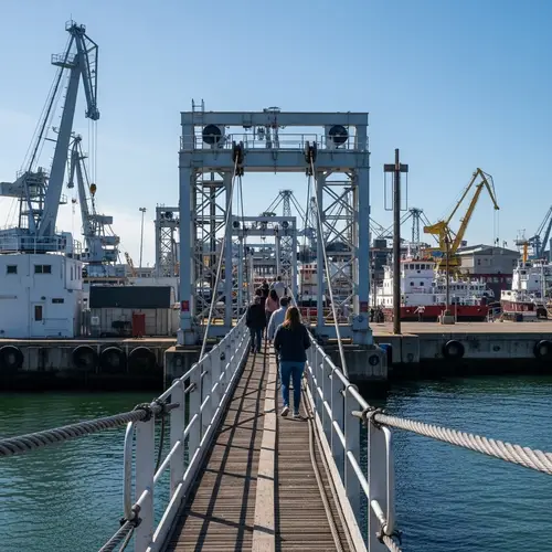 Industrial Port Cable Ramps: A Close-Up View