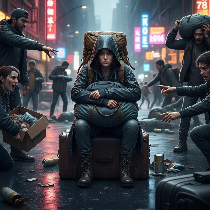 Alone Grasping Wealth, Rejecting Help from Others