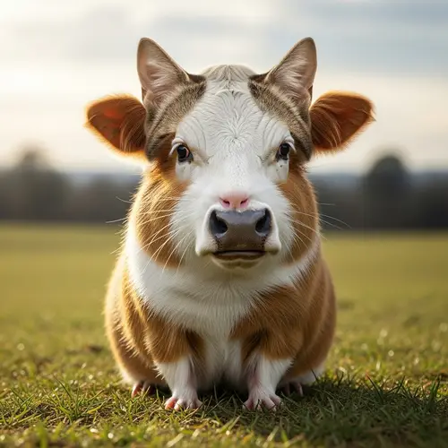 Cat Cow Guinea Pig Hybrid | Unique Animal Hybrid