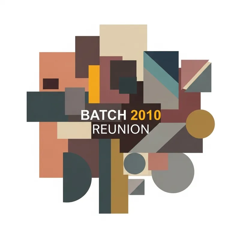 Geometric Tshirt Design for High School Reunion Batch 2010 | Unique Patterns Geometric Tshirt Design for High School Reunion Batch 2010 | Unique Patterns