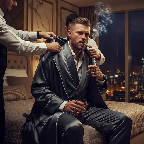 Luxury Master Bedroom in a Penthouse Oasis