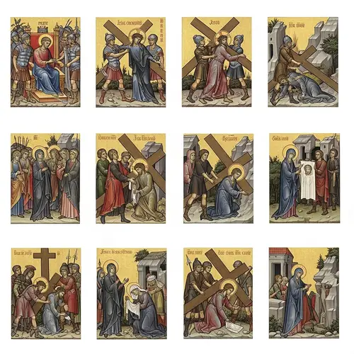 Stations of the Cross Art: 14 Biblical Scenes | Religious Iconography