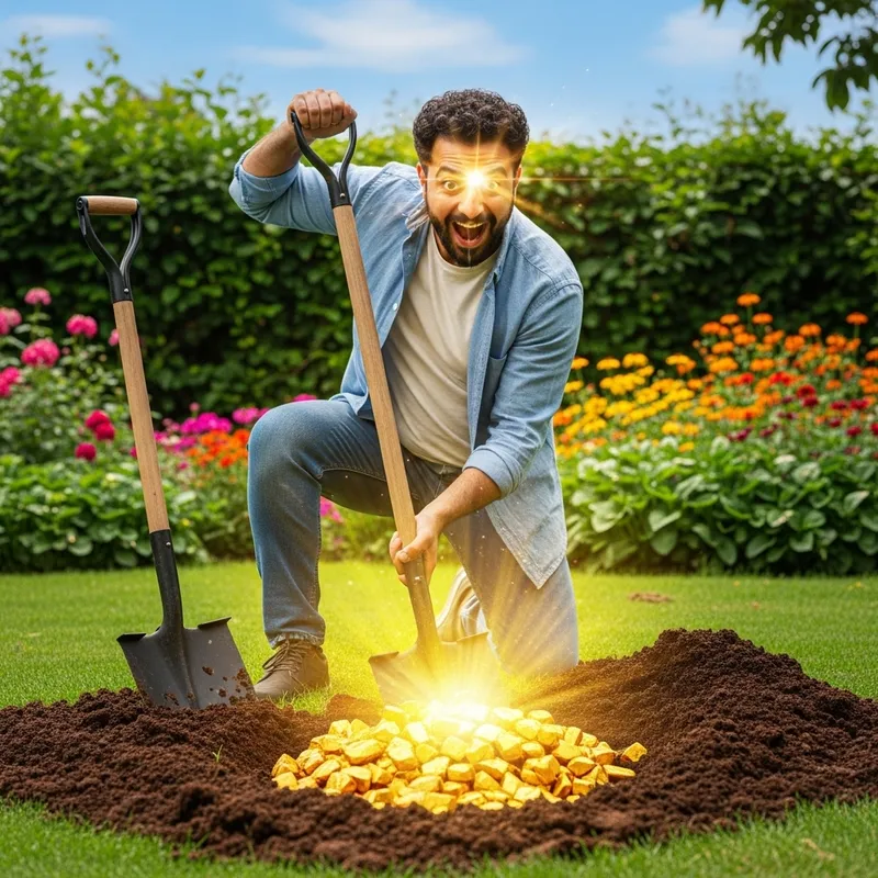 Man Discovers Gold Nuggets in Backyard Garden