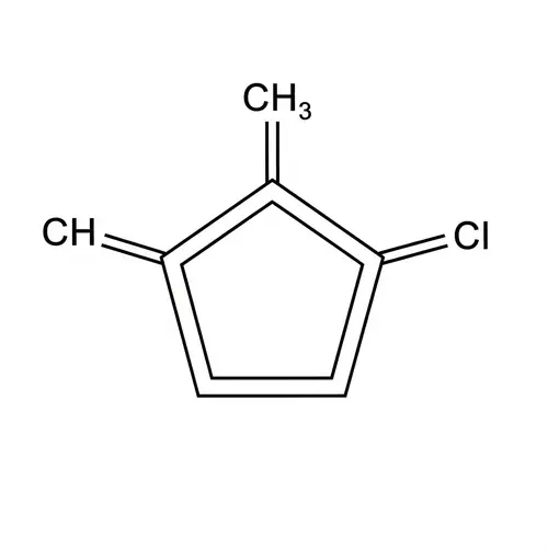 Chemical Structure of 2-Chloro-1,1-Dimethylcyclopentane