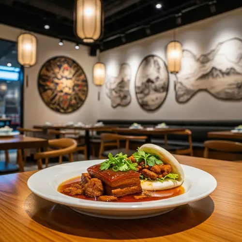 Taiwanese Braised Pork Belly with Steamed Bao | Modern Asian Restaurant