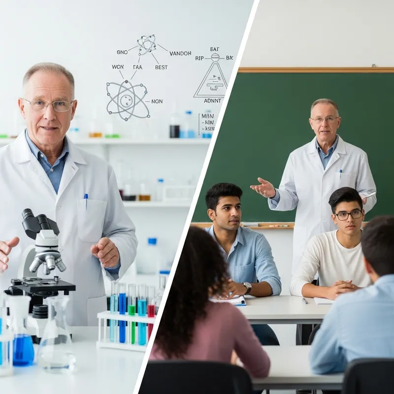 Diverse Professor in Laboratory Lecture