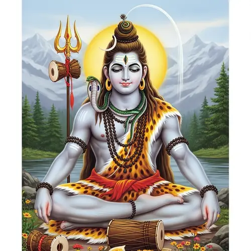 Shiva: The Father of Creation - Symbolism and Serenity