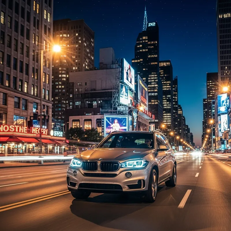 BMW X5 Night City Drive BMW X5 Night City Drive