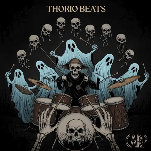 Horror Beat Cover Art - Dark and Grim Album Design