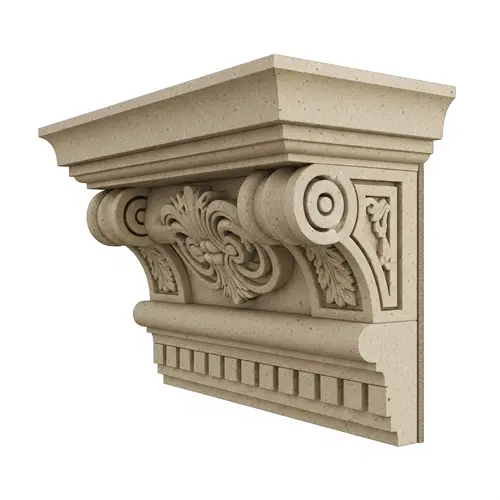 3D Model for Exterior Design Cornice | Classical Architecture