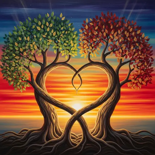 Abstract Interpretation of Life and Love | Two Trees Intertwined