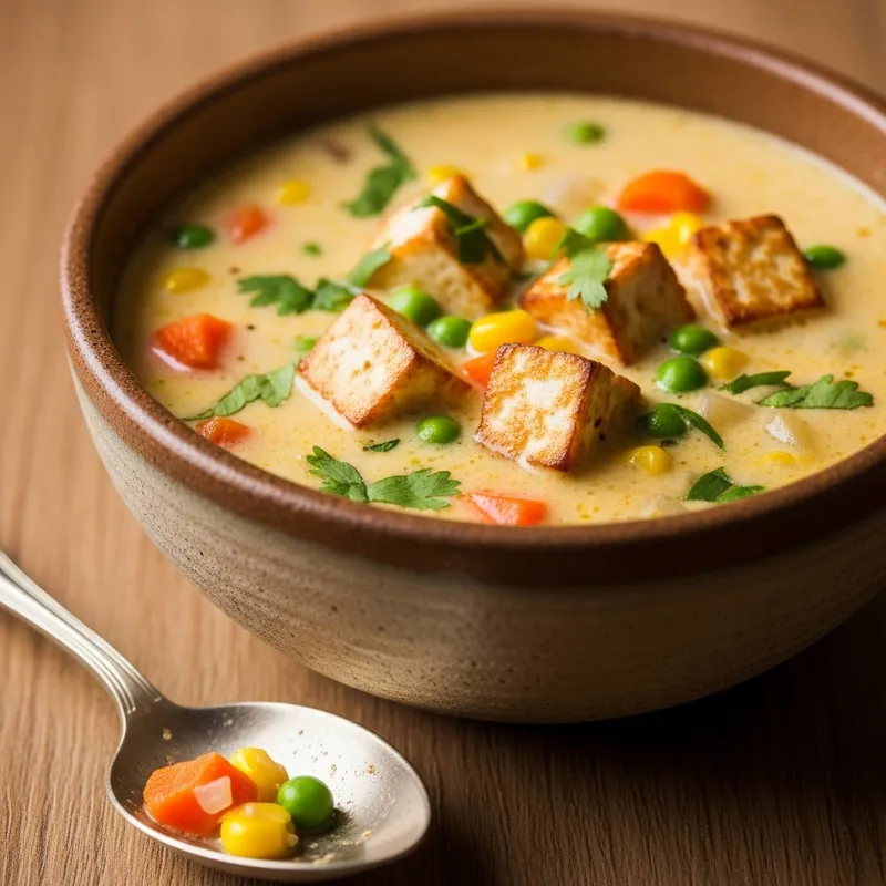 Paneer Soup Recipe with Fresh Vegetables