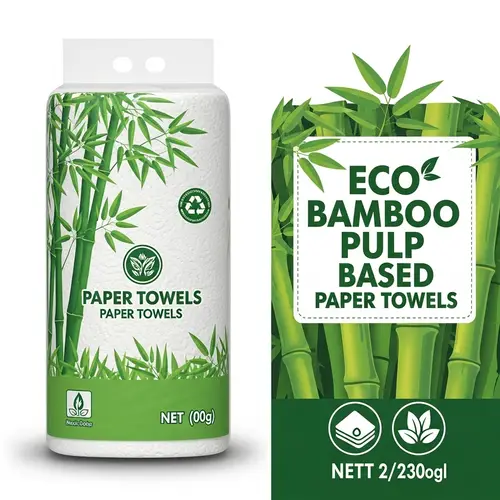 Eco-Friendly Bamboo Paper Towels | Soft & Sustainable