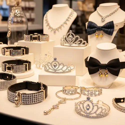 Luxury Pet Jewelry: Glittering Accessories for Dogs, Cats & More