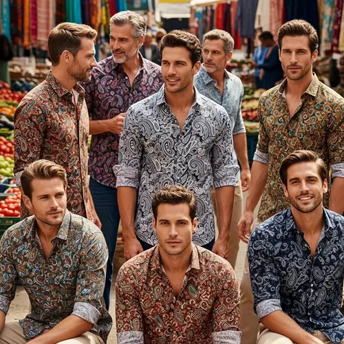 Stylish Men's Paisley Shirts Online