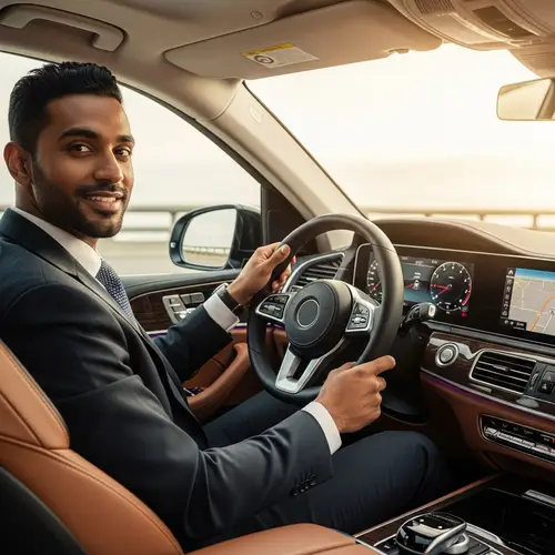 Luxury German-Made SUV Driven by Black South Asian Man