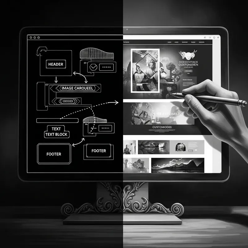 Vintage Customization of Website Pages | Chiaroscuro Art