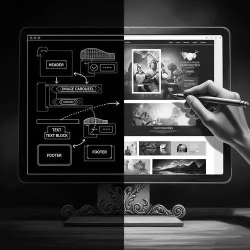 Vintage Customization of Website Pages | Digital Painting