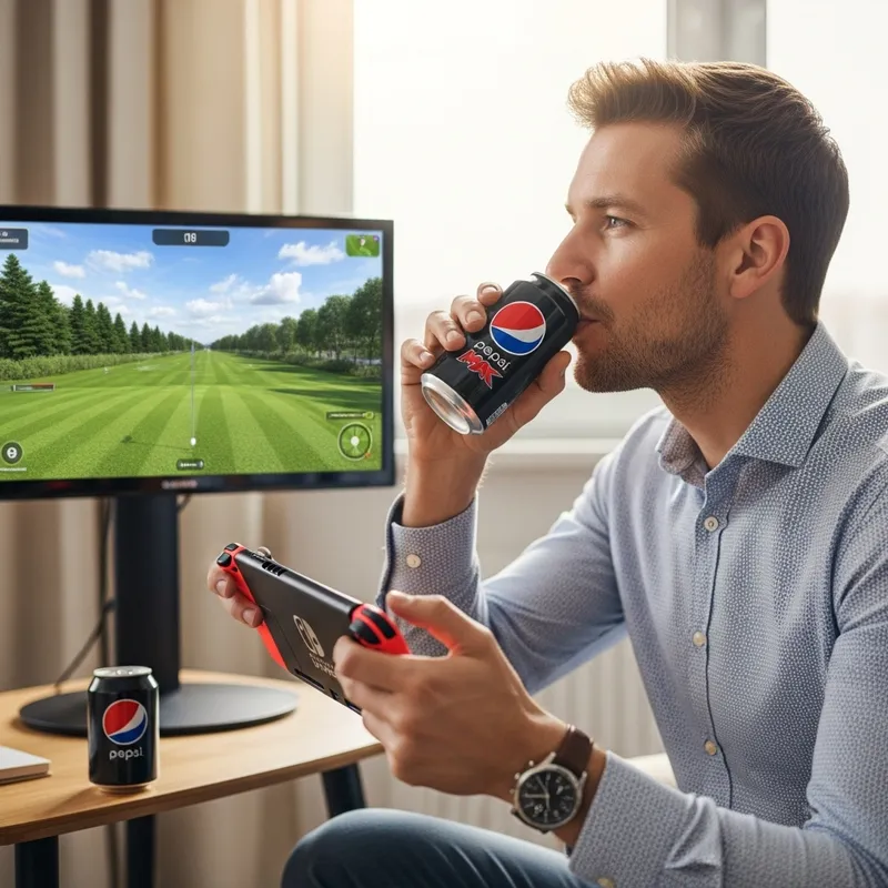 Enjoy Pepsi Max and Nintendo Switch Golf with a Virtual Twist Enjoy Pepsi Max and Nintendo Switch Golf with a Virtual Twist