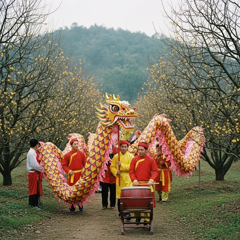 Vibrant Tet Festival: Capturing Cultural Heritage & Joyous Spirit