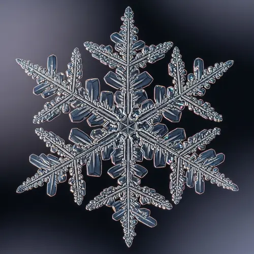 Exquisite Geometric Snowflake Patterns with Subtle Colors
