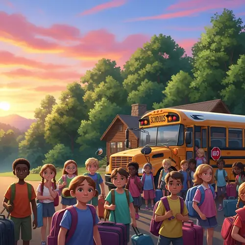 Sunrise Bus Pick-up: Summer Camp Adventure