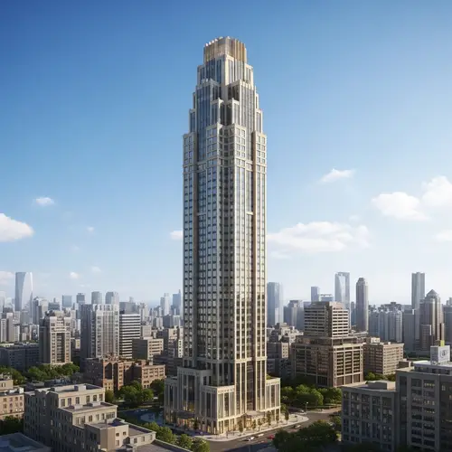 Feminine & Prestigious Skyscraper Design Tower | Elegant & Practical