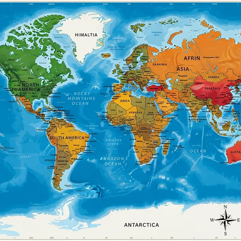 World Map Illustration