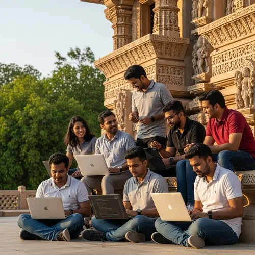 South Asian Software Developers Near Indian Temple