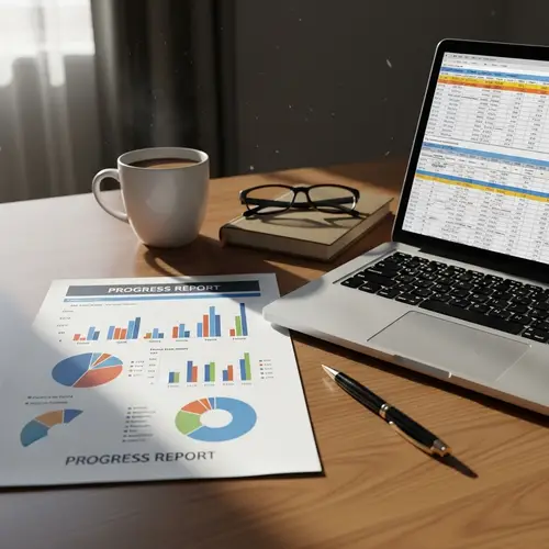 Progress Report Analysis with Graphs and Charts | Website