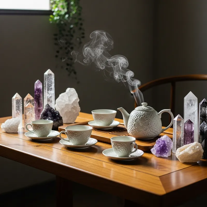 Enchanting Tea Party with Crystal Magic