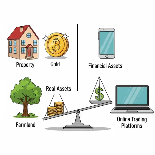Balancing Real and Financial Assets in Investment