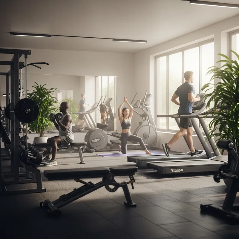 Natural Gym: A Tranquil Space for Fitness Enthusiasts