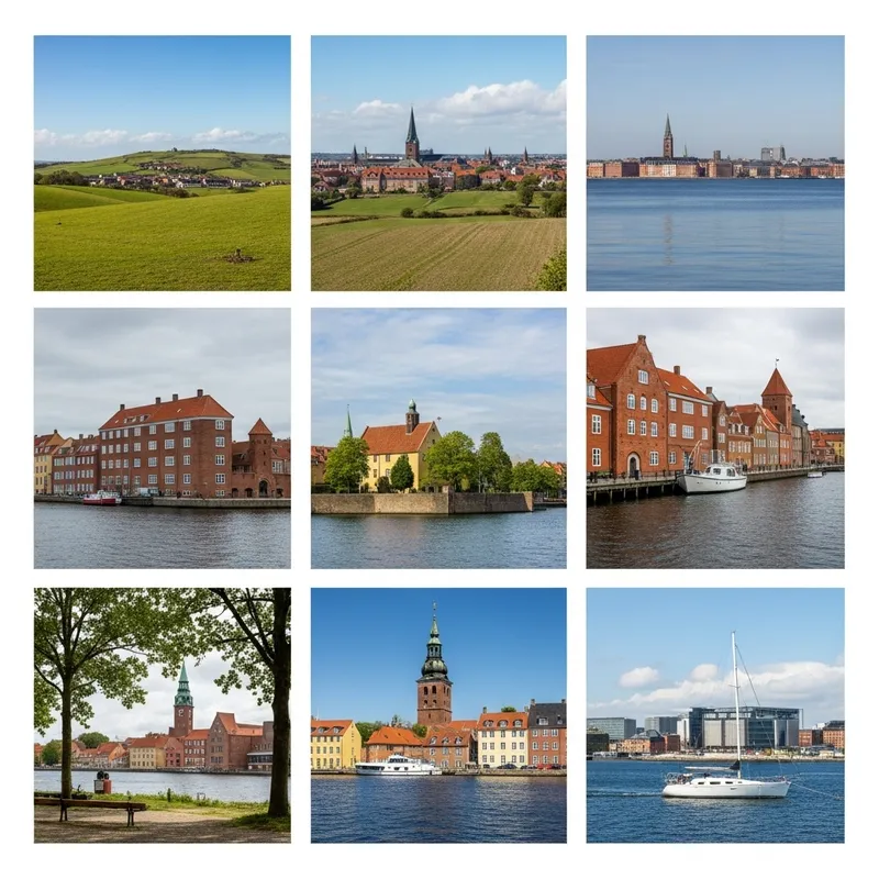 Sleek Contemporary Views of Denmark: Landscapes and Towns