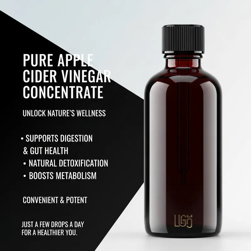 Dark Apple Cider Vinegar Concentrate Poster